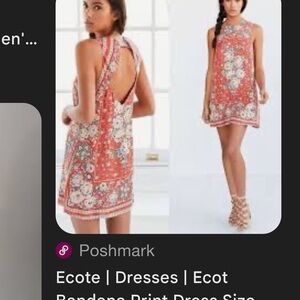 NWT Ecote Guinevere Keyhole Sundress